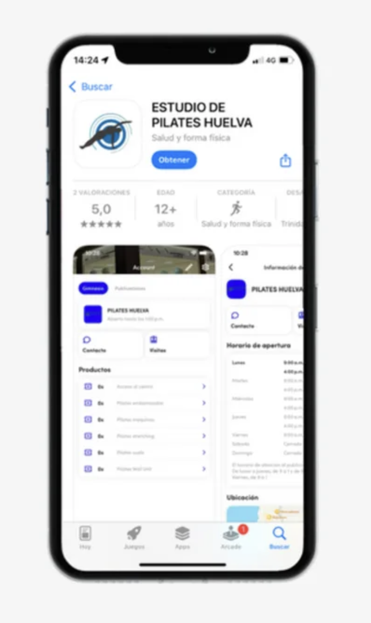 Aplicación de Pilates Huelva