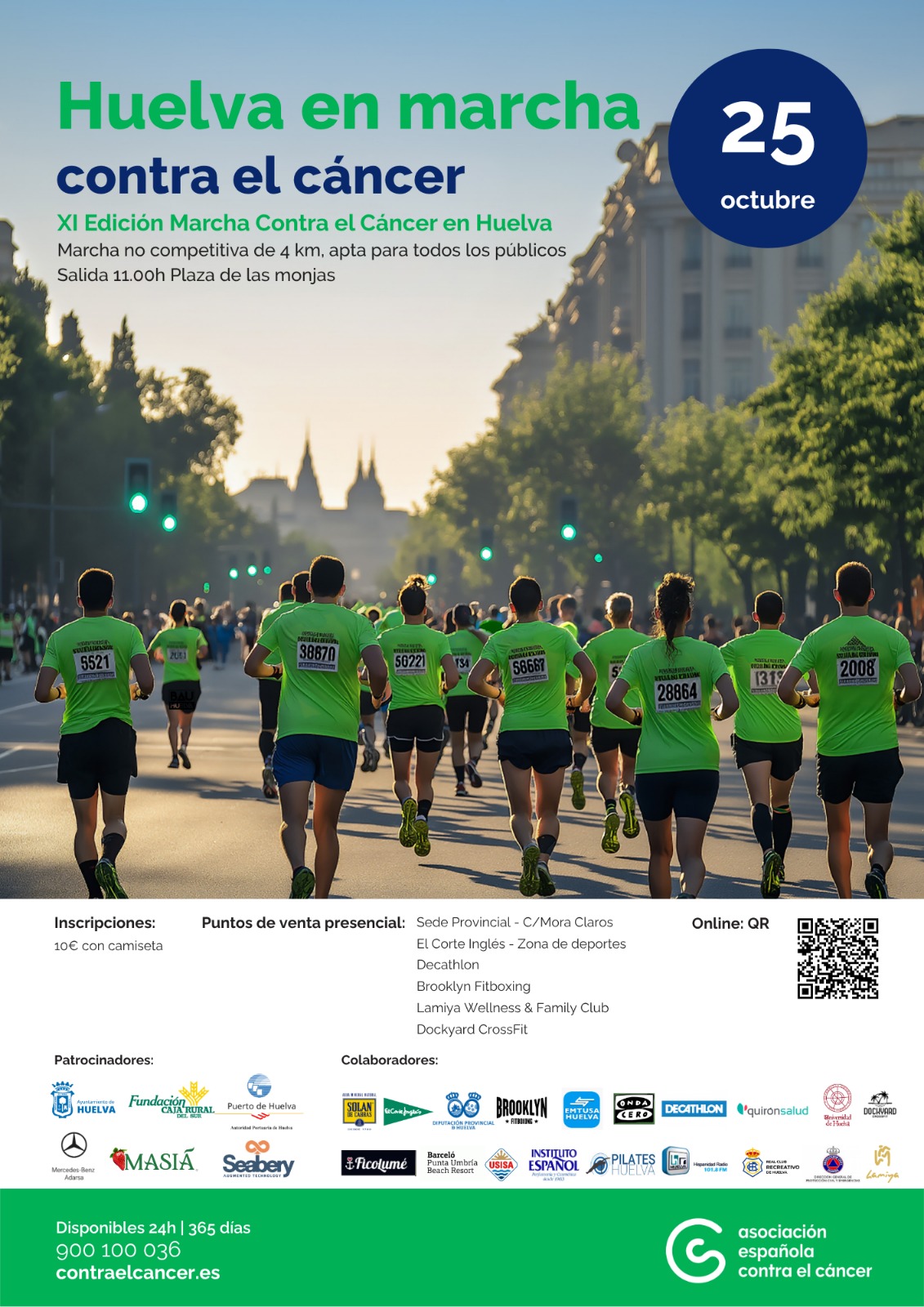 Pilates Huelva se suma a la XI Marcha Contra el Cáncer en Huelva